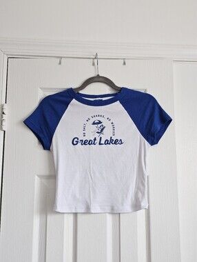 Michigan Great Lakes Cropped Tee